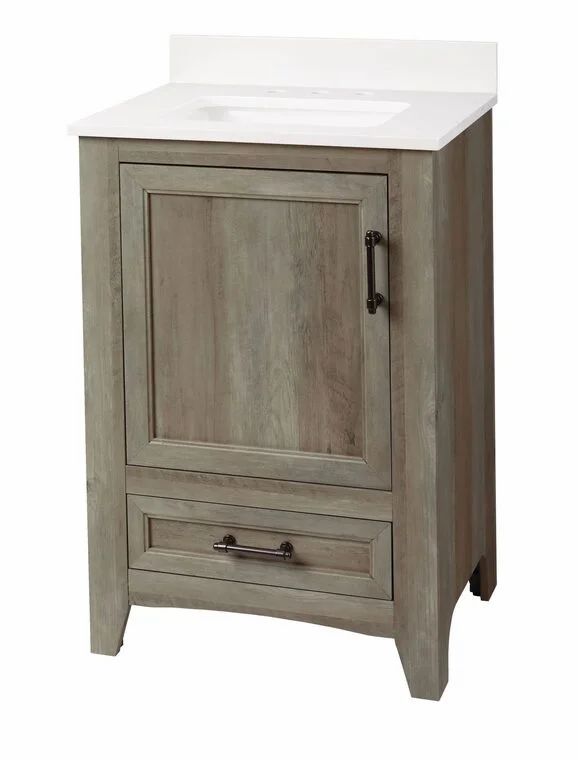 Canadian Tire: YMMV Wellington 24-in Stone Top Bathroom Vanity 81% OFF ($89.95 reg $469.99)
