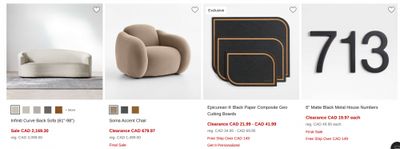 Crate & Barrel Canada Summer Clearance Sale: Save up to 60%