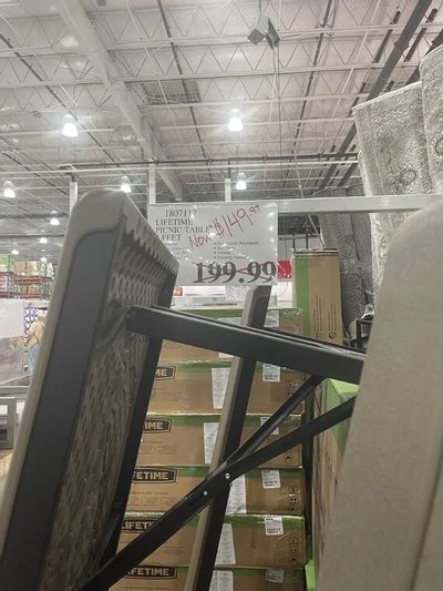 Costco: Lifetime 6’ Folding Picnic Table - $149.97 (Was $199.99) - Clearance