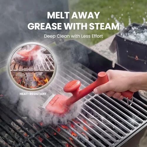 Amazon.ca: BBQ Grill Bristle Free Brush 17" (+ 3 brush heads) - $42.99