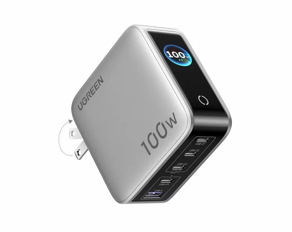 Amazon.ca: 100W 5-Port GaN Fast Charger w/ Digital Display -$47.49
