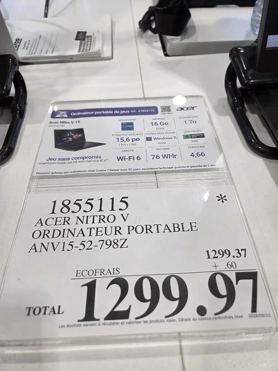 Costco: (Sherbooke + Candiac + Pointe-Claire) July 27th to August 2nd, 2026