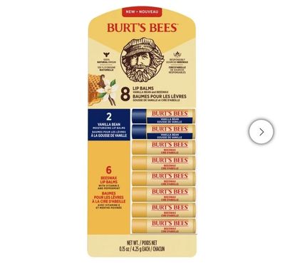 Costco: Burt's Bees 100% Natural Moisturizing Lip Balm, pack of 8
