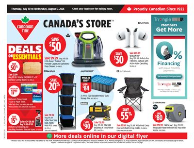 Canadian Tire (Atlantic) Flyer July 30 to August 5