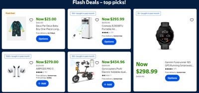 Walmart Canada: Flash Deals up to 50% off + More