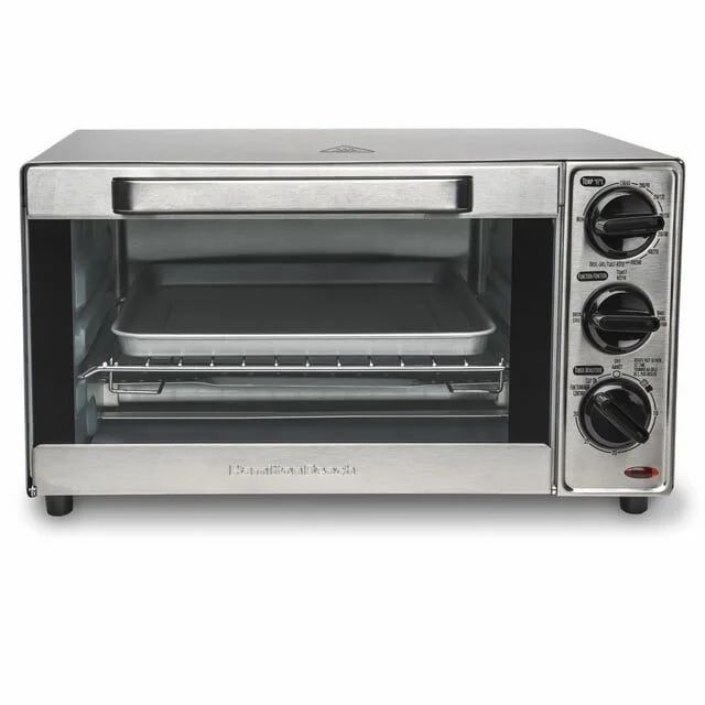 Walmart: Hamilton Beach 4 Slice Toaster Oven 50% off@24.97$