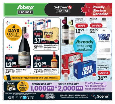 Sobeys/Safeway (AB) SWCB Flyer July 30 to August 5