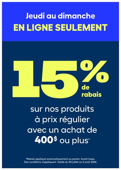 Rona & Rona+ (QC) Flyer July 30 to August 5