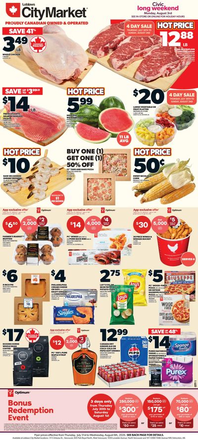 Loblaws City Market (West) Flyer July 30 to August 5