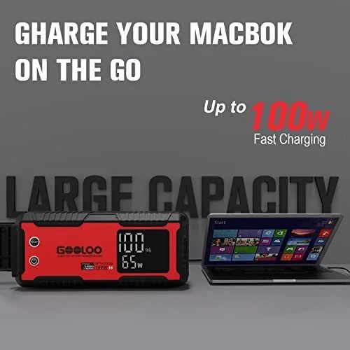 Amazon.ca: GOOLOO GT4000S Supersafe Jump Starter 4000A $129.99