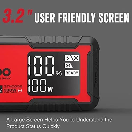 Amazon.ca: GOOLOO GT4000S Supersafe Jump Starter 4000A $129.99