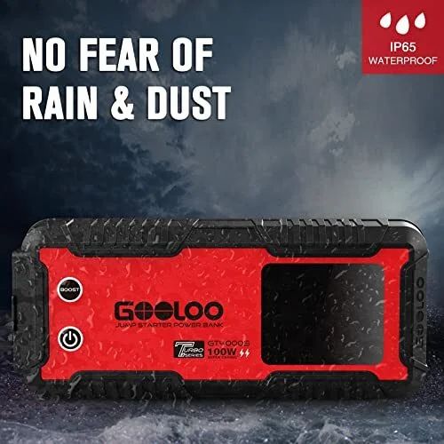 Amazon.ca: GOOLOO GT4000S Supersafe Jump Starter 4000A $129.99