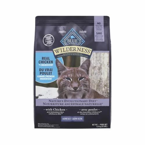 Amazon.ca: $32.19 Blue Buffalo Wilderness with Chicken Dry Food for Adult Cats