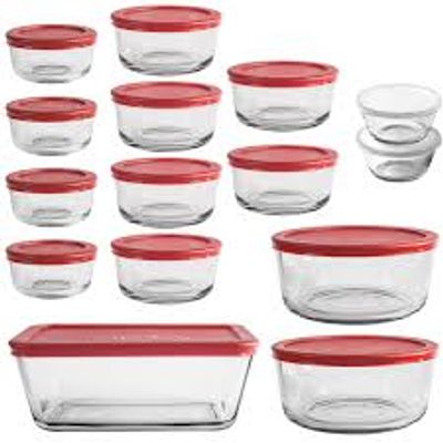 Anchor Round Glass Storage Set, 8-pc on Sale for $6.99 (Save 70%) at Canadian Tire Canada 