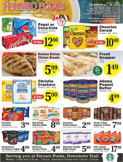 Ferraro Foods Flyer November 12 to 25