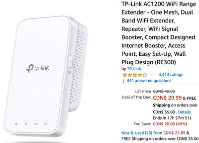 Amazon Canada Early Black Friday Deals Of The Day: Save 40% on Select TP-Link Products + Acer Aspire 3 Slim 15.6″ for $419