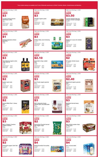 Costco (BC, AB, SK & MB) Weekly Savings June 29 to August 2