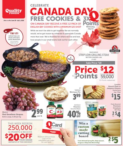 Quality Foods Flyer June 29 to July 5