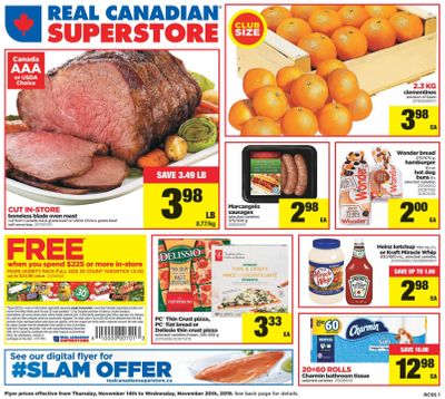 Real Canadian Superstore (ON) Flyer November 14 to 20 Real Canadian Superstore (ON) Flyer November 14 to 20