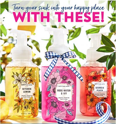 Batb & Body Works Canada Semi-Annual Sale: 3-Wick Candles for $15 + Body Care for $5.95 + Hand Soaps, 5 for $25