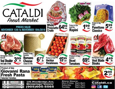 Cataldi Fresh Market Flyer November 13 to 19