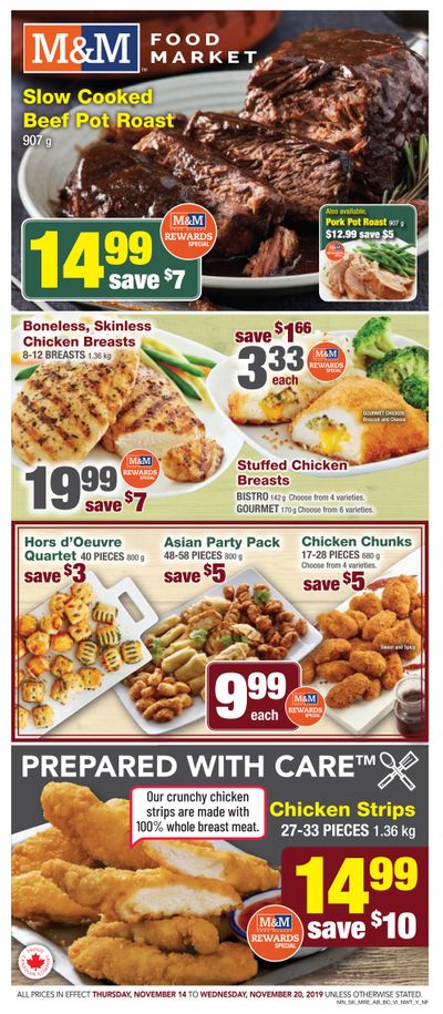 M&M Food Market (AB, BC, NWT, Yukon, NL) Flyer November 14 to 20