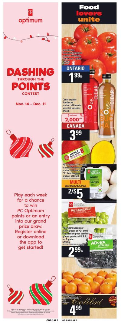 Independent Grocer (ON) Flyer November 14 to 20