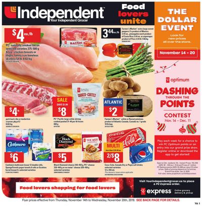 Independent Grocer (Atlantic) Flyer November 14 to 20
