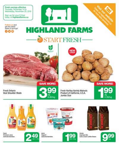 Highland Farms Flyer November 14 to 20