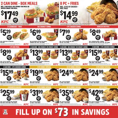 KFC Canada Mailer Coupons (Saskatchewan), until October 13, 2019