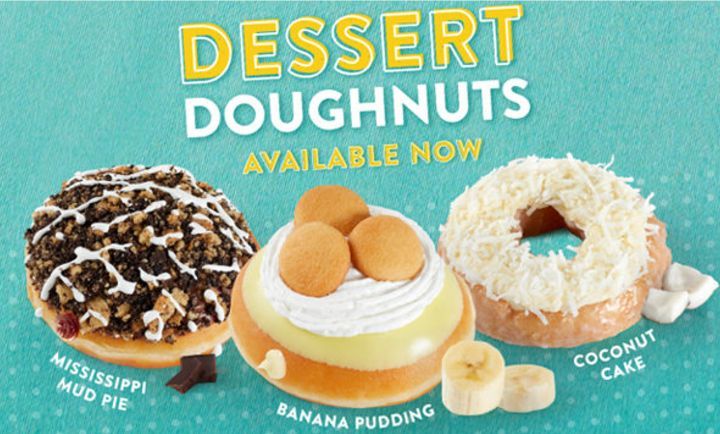 Dessert Doughnuts at Krispy Kreme Dessert Doughnuts at Krispy Kreme