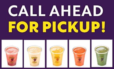 Call Ahead For Pick-Up at Booster Juice