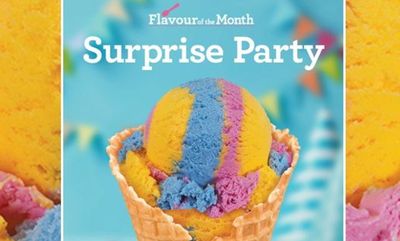 Surprise Party Ice Cream at Baskin Robbins