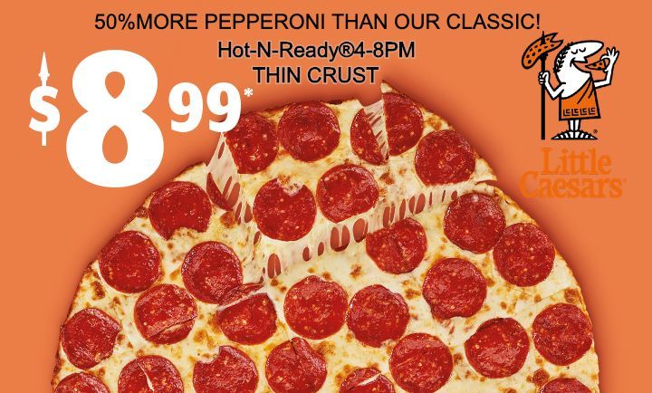 Hot-N-Ready®-THIN CRUST at Little Caesars