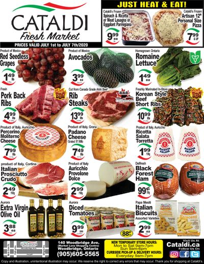 Cataldi Fresh Market Flyer July 1 to 7