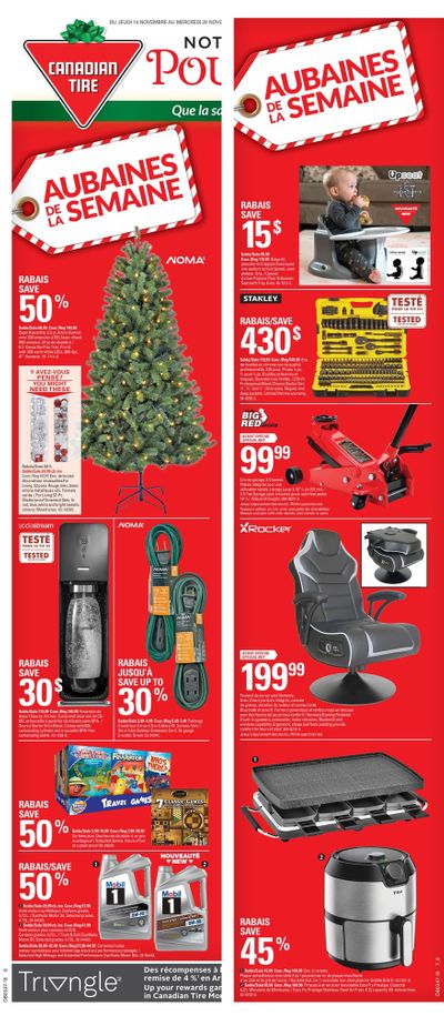 Canadian Tire (QC) Flyer November 14 to 20
