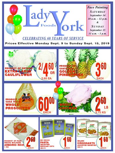 Lady York Foods Flyer September 9 to 15