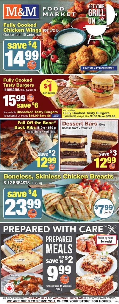 M&M Food Market (ON) Flyer July 2 to 8