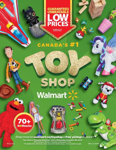 Walmart Toy Shop Flyer November 14 to December 4