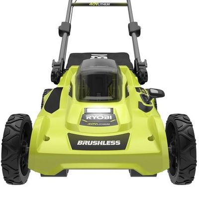 RYOBI 20-inch 40V Brushless Lithium-Ion Cordless Walk Behind Push Lawn Mower with 6.0Ah Battery On Sale for $348.00 at The Home Depot Canada