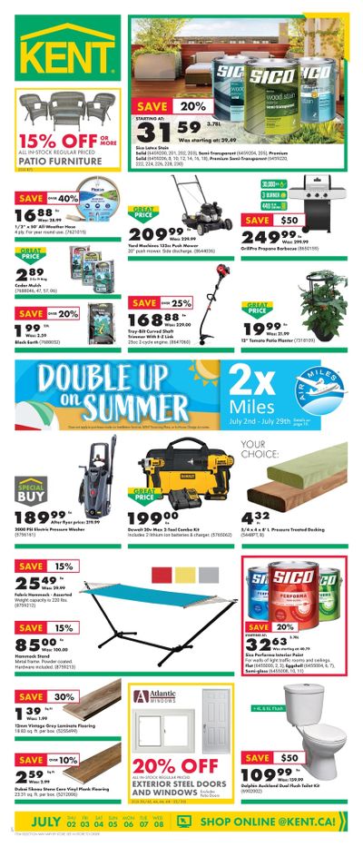 Kent Building Supplies Flyer July 2 to 8