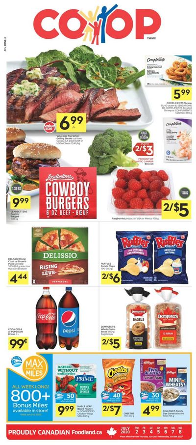 Foodland Co-op Flyer July 2 to 8