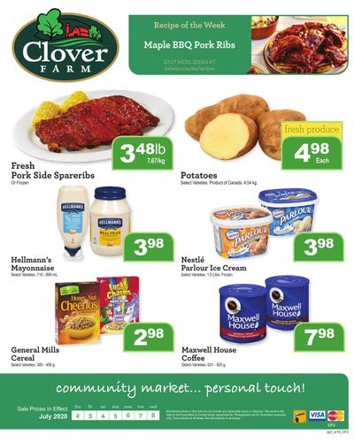 Clover Farm Flyer July 2 to 8