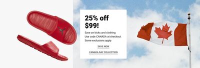 Foot Locker Canada Day Sale: Extra 25% Off Using Promo Code