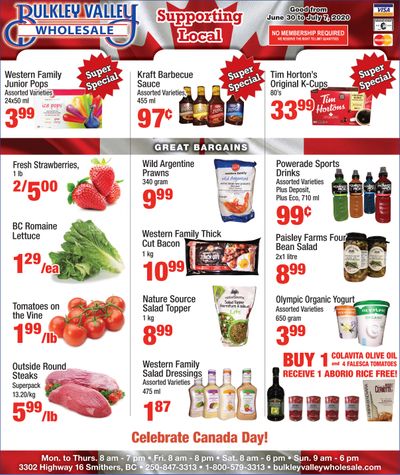 Bulkley Valley Wholesale Flyer June 30 to July 7