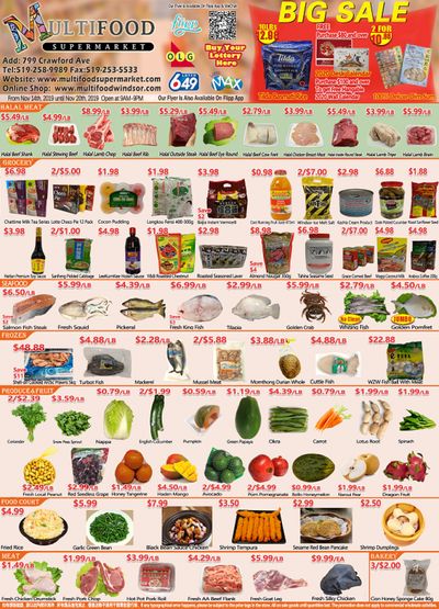 MultiFood Supermarket Flyer November 14 to 20