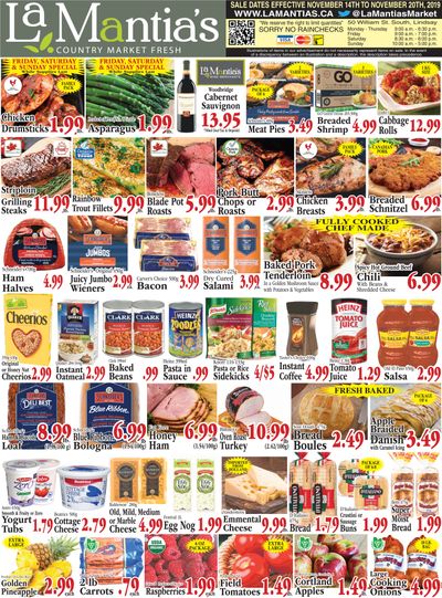 LaMantia's Flyer November 14 to 20