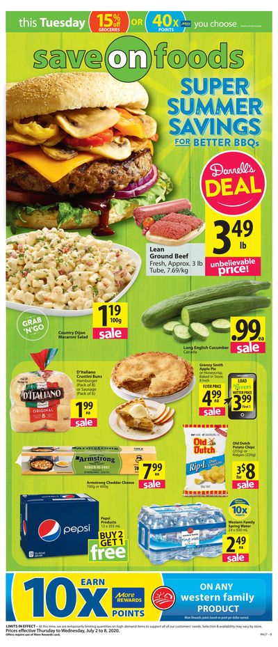 Save on Foods (AB) Flyer July 2 to 8
