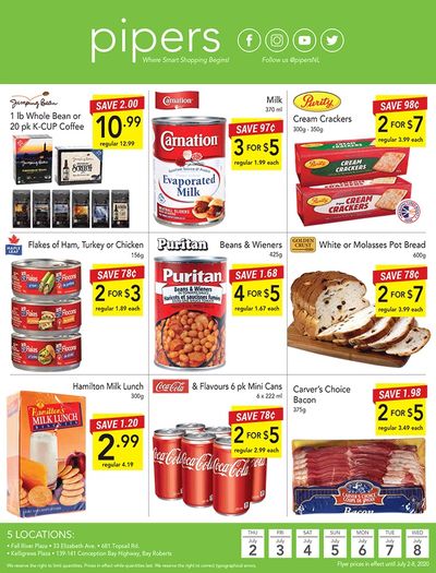 Pipers Superstore Flyer July 2 to 8