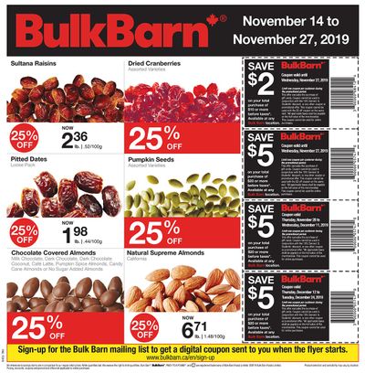 Bulk Barn Flyer November 14 to 27